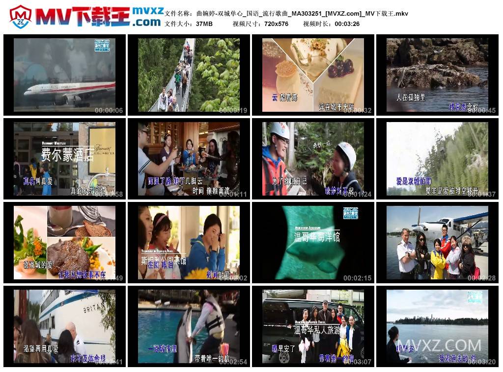 曲婉婷-双城单心_国语_流行歌曲_MA303251